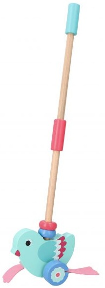 ADAM TOYS PCHACZ PTASZEK DO PCHANIA NA KIJU