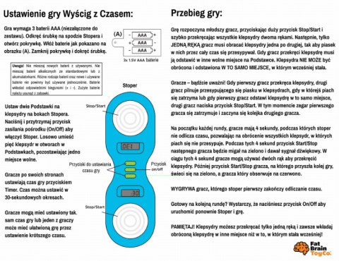 FAT BRAIN GRA WYŚCIG Z CZASEM In-Sand-ity KLEPSYDR