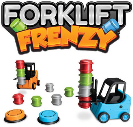 WYŚCIG WÓZKÓW WIDŁOWYCH gra FAT BRAIN TOYS