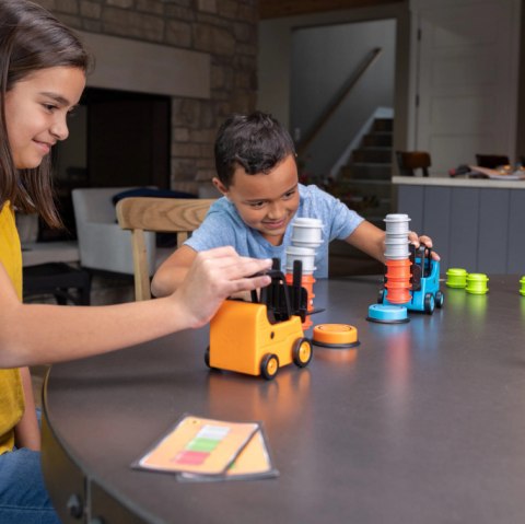 WYŚCIG WÓZKÓW WIDŁOWYCH gra FAT BRAIN TOYS