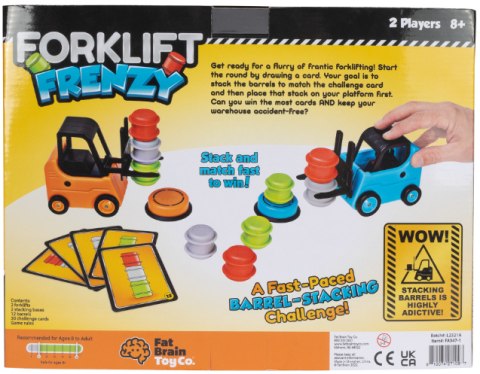 WYŚCIG WÓZKÓW WIDŁOWYCH gra FAT BRAIN TOYS