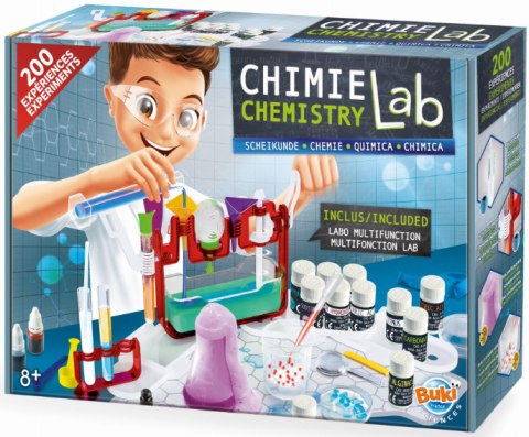 BUKI LABORATORIUM CHEMICZNE 200 EKSPERYMENTÓW 8+
