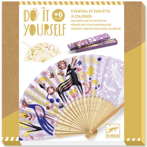 DJECO ZESTAW KREATYWNY ZRÓB TO SAM WACHLARZ 6+