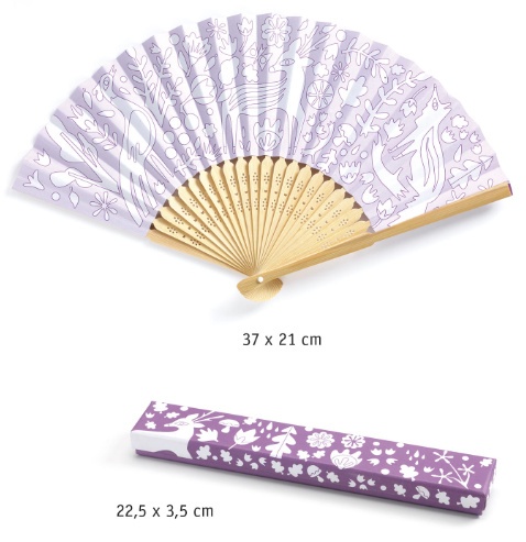 DJECO ZESTAW KREATYWNY ZRÓB TO SAM WACHLARZ 6+