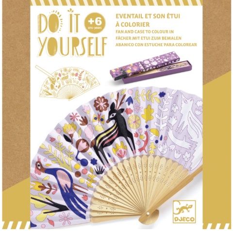 DJECO ZESTAW KREATYWNY ZRÓB TO SAM WACHLARZ 6+