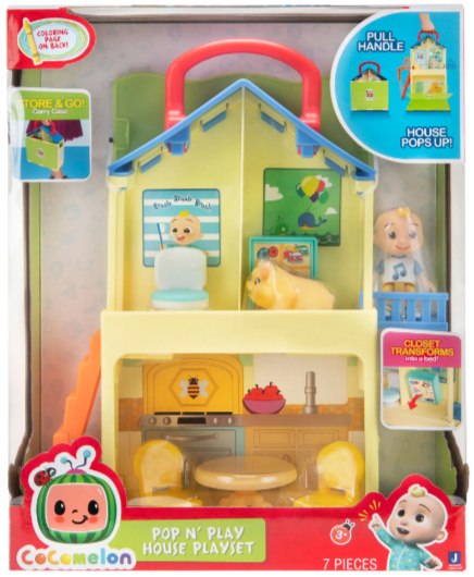 CoComelon Domek Pop n' Play (2 figurki i 5 akcesoriów)