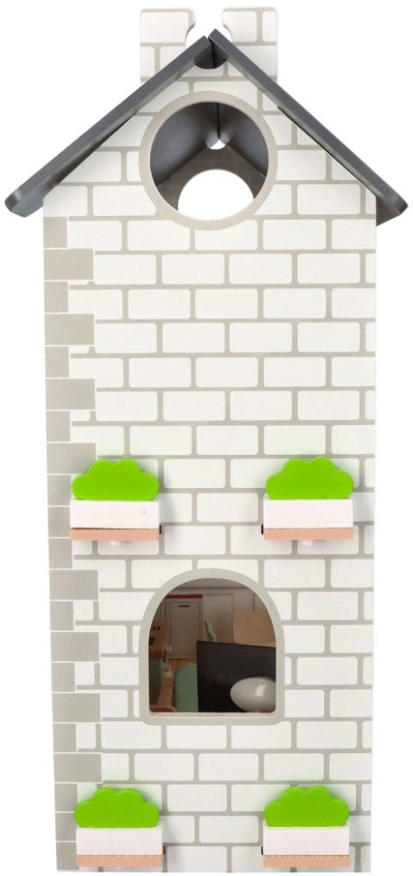 DOMEK DREWNIANY DLA LALEK + AKCESORIA ADAM TOYS