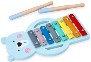 ADAM TOYS CYMBAŁKI DLA DZIECI EDUKACYJNE MIŚ