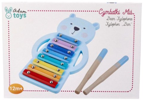 ADAM TOYS CYMBAŁKI DLA DZIECI EDUKACYJNE MIŚ