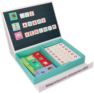 MAGNETYCZNA UKŁADANKA ABC LITERKI NAUKA PISANIA ADAM TOYS