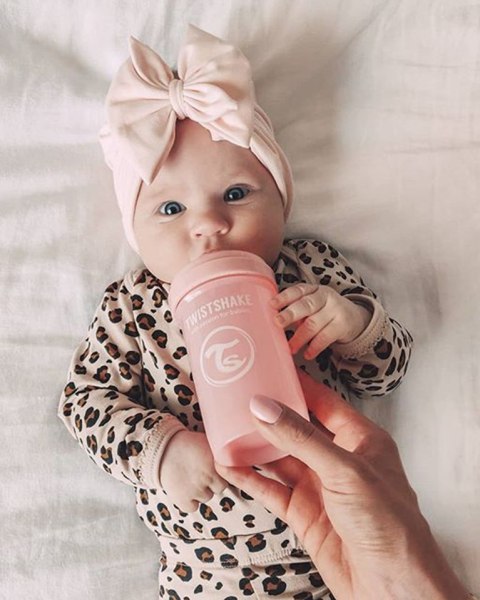 TWISTSHAKE 78249 Butelka Anti-Colic 180ml Pastel Pink
