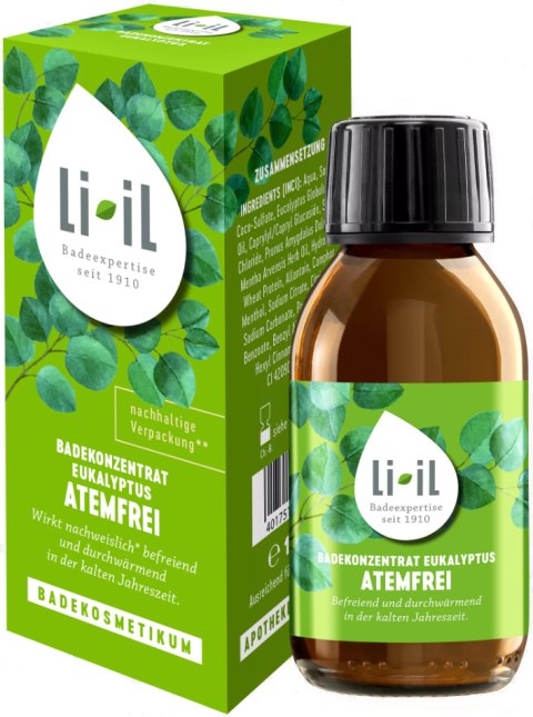 KONCENTRAT DO KĄPIELI EUKALIPTUS ODDYCHAJ SWOBODNIE 100ML DRESDNER- LI-IL
