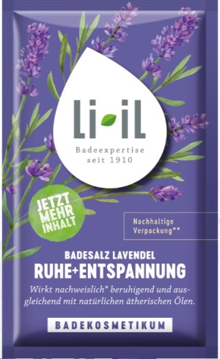 SÓL DO KĄPIELI PROZDROWOTNA ODPOCZYNEK I RELAKS LAWENDA Li-iL 80G DRESDNER
