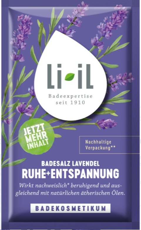 SÓL DO KĄPIELI PROZDROWOTNA ODPOCZYNEK I RELAKS LAWENDA Li-iL 80G DRESDNER