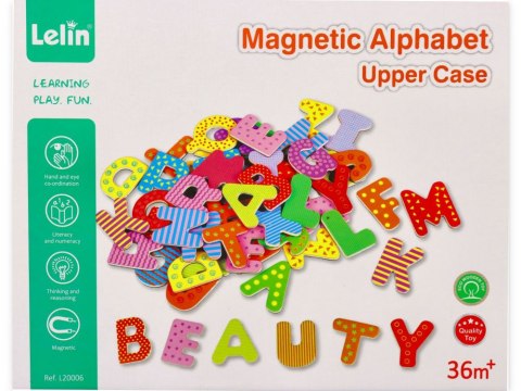 MAGNESY LITERY LITERKI MAGNETYCZNE DREWNIANE + POLSKIE ZNAKI ALFABET 69 SZT