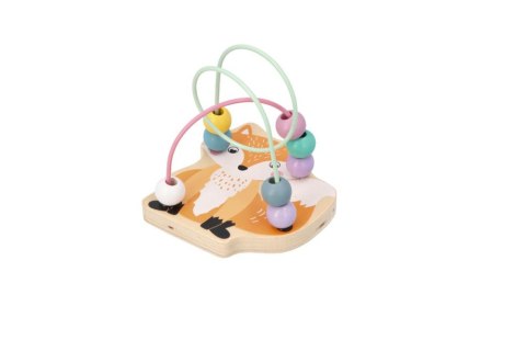 MINI PĘTLA PRZEPLATANKA EDUKACYJNA DREWNIANA SPIRALA LABIRYNT LIS ADAM TOYS
