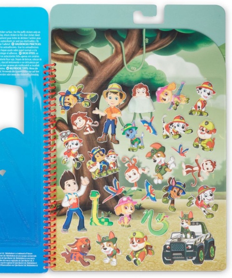 PSI PATROL NAKLEJKI WYPUKŁE WIELORAZOWE DŻUNGLA MELISSA&DOUG