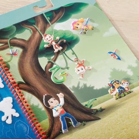 PSI PATROL NAKLEJKI WYPUKŁE WIELORAZOWE DŻUNGLA MELISSA&DOUG