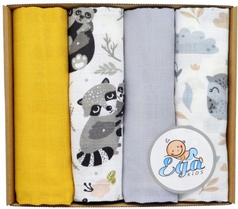 Ega Kids PUDEŁKO ECO MUŚLIN ZESTAW 3
