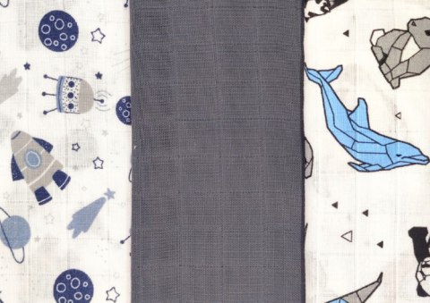 Zestaw 3x pieluszki muślinowe PREMIUM Ega Kids- zestaw 6