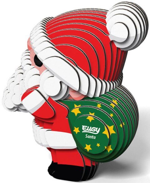 EUGY Eko Układanka Puzzle 3D ŚWIĘTY MIKOŁAJ