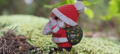 EUGY Eko Układanka Puzzle 3D ŚWIĘTY MIKOŁAJ