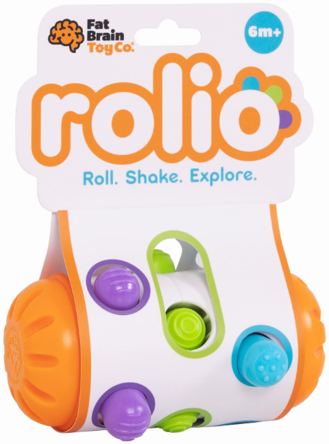 FAT BRAIN TOYS ROLIO BOBO ROLLER WAŁEK SENSORYCZNY DO TURLANIA RACZKOWANIA
