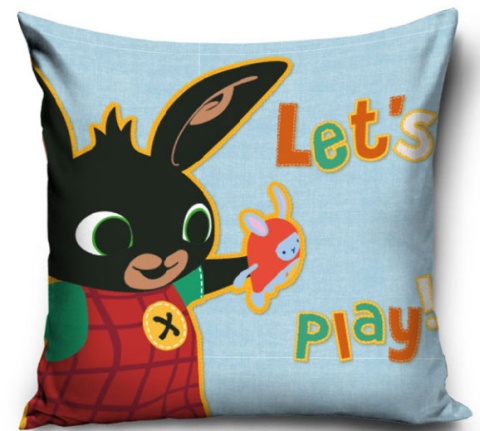 KRÓLIK BING POSZEWKA NA PODUSZKĘ DLA DZIECI 40x40