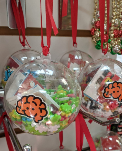 PUZZELKI PIXELKI JIXELZ BOMBKA PUZZLE UKŁADANKA RENIFER FAT BRAIN TOYS