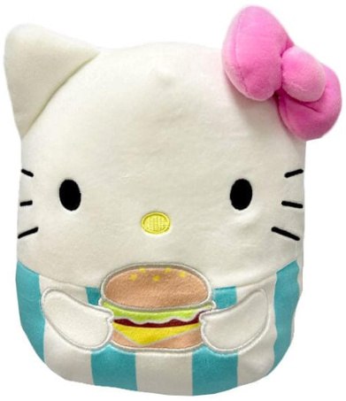 SQUISHMALLOWS HELLO KITTY Z BURGEREM MASKOTKA PRZYTULANKA GNIOTEK 19CM