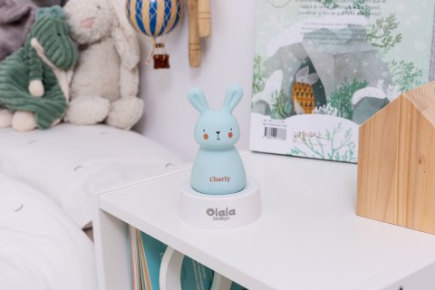 LAMPKA NOCNA OLALA BOUTIQUE Króliczek KRÓLIK Charly NIEBIESKI