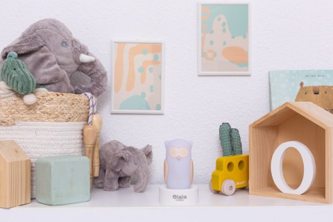 LAMPKA NOCNA OLALA BOUTIQUE Sowa SÓWKA Come BIAŁA