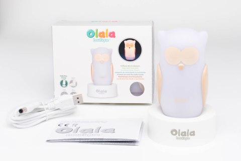 LAMPKA NOCNA OLALA BOUTIQUE Sowa SÓWKA Come BIAŁA