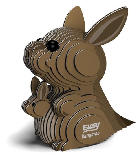 EUGY Eko Układanka Puzzle 3D Zestaw Kreatywny Kangur