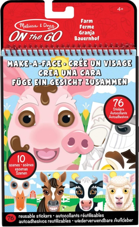 Melissa & Doug Naklejki wielokrotne Farma