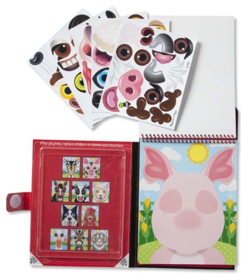 Melissa & Doug Naklejki wielokrotne Farma