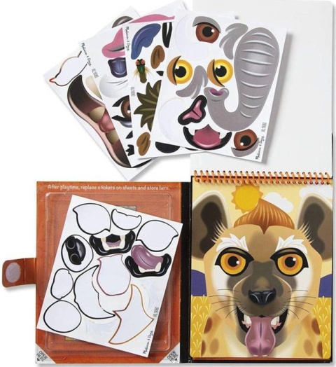 Melissa & Doug Naklejki wielokrotne Safari