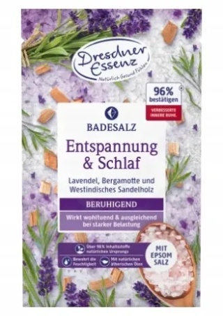 RELAKS & SEN-SÓL DO KĄPIELI Z SOLĄ EPSOM 60G-DRESDNER ESSENZ