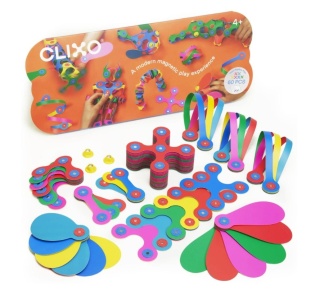 CLIXO KLOCKI MAGNETYCZNE SUPER RAINBOW 60 EL.