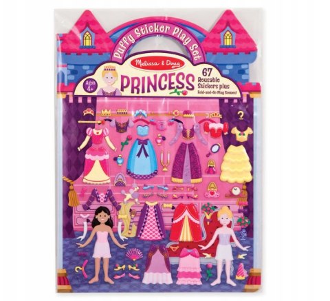 NAKLEJKI WIELORAZOWE WYPUKŁE KSIĘŻNICZKI MELISSA