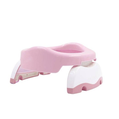 2w1 Potette: Nocnik dla dziecka i nakładka na toaletę, różowo-biały, Potette