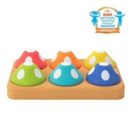 Sassy Psotne grzybki sorter dla dzieci - zabawka edukacyjna 12 mies.+