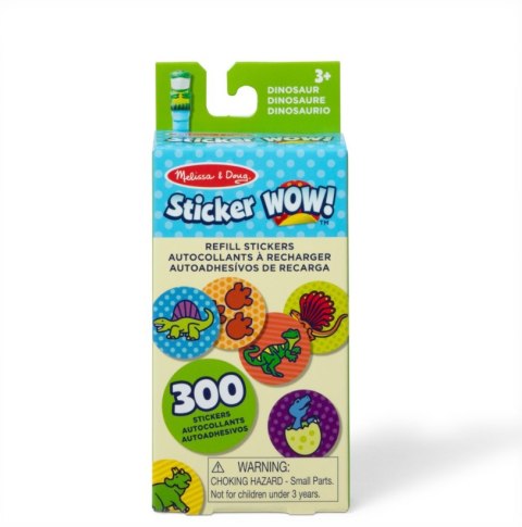STICKER WOW! 300 naklejek uzupełniających Dinozaur Melissa&Doug