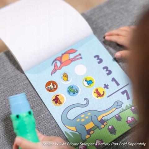 STICKER WOW! 300 naklejek uzupełniających Dinozaur Melissa&Doug