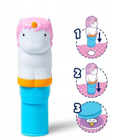 STICKER WOW! STEMPELKI Z NAKLEJKAMI JEDNOROŻEC Melissa & Doug