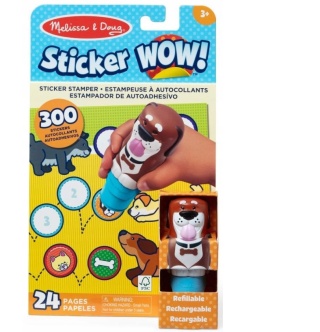 STICKER WOW! STEMPELKI Z NAKLEJKAMI PIESEK Melissa & Doug
