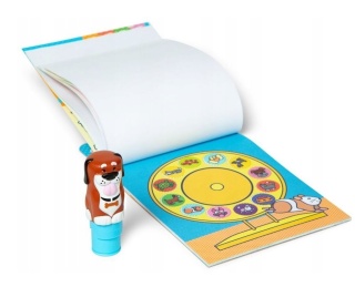 STICKER WOW! STEMPELKI Z NAKLEJKAMI PIESEK Melissa & Doug