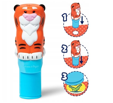 STICKER WOW! STEMPELKI Z NAKLEJKAMI TYGRYS Melissa & Doug