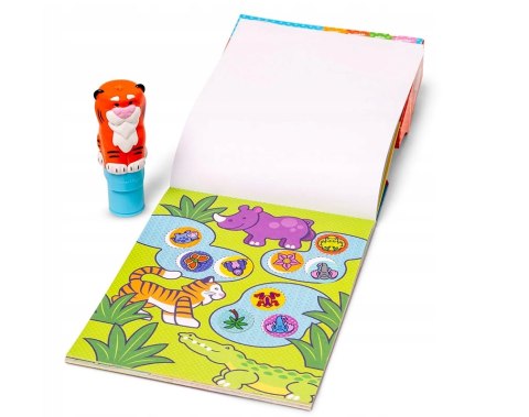 STICKER WOW! STEMPELKI Z NAKLEJKAMI TYGRYS Melissa & Doug