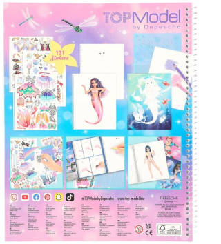 TOPMODEL ZESTAW KREATYWNY Z NAKLEJKAMI FANTASY MODE